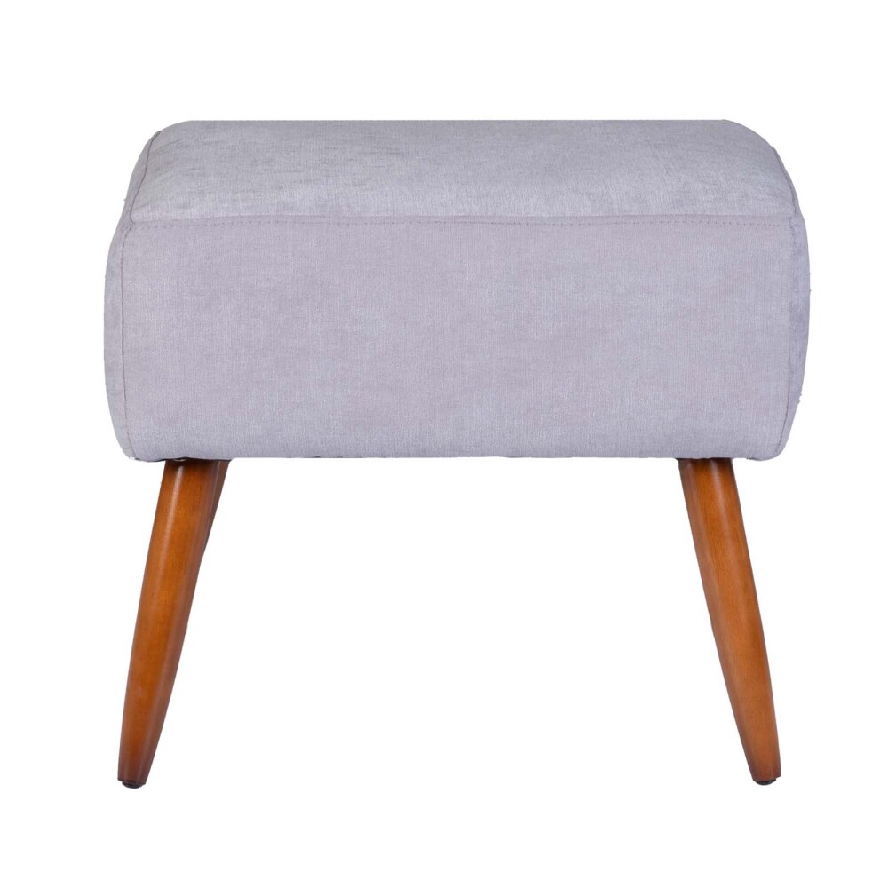 BUTACA TELA-Y-MADERA GRIS AGATA
