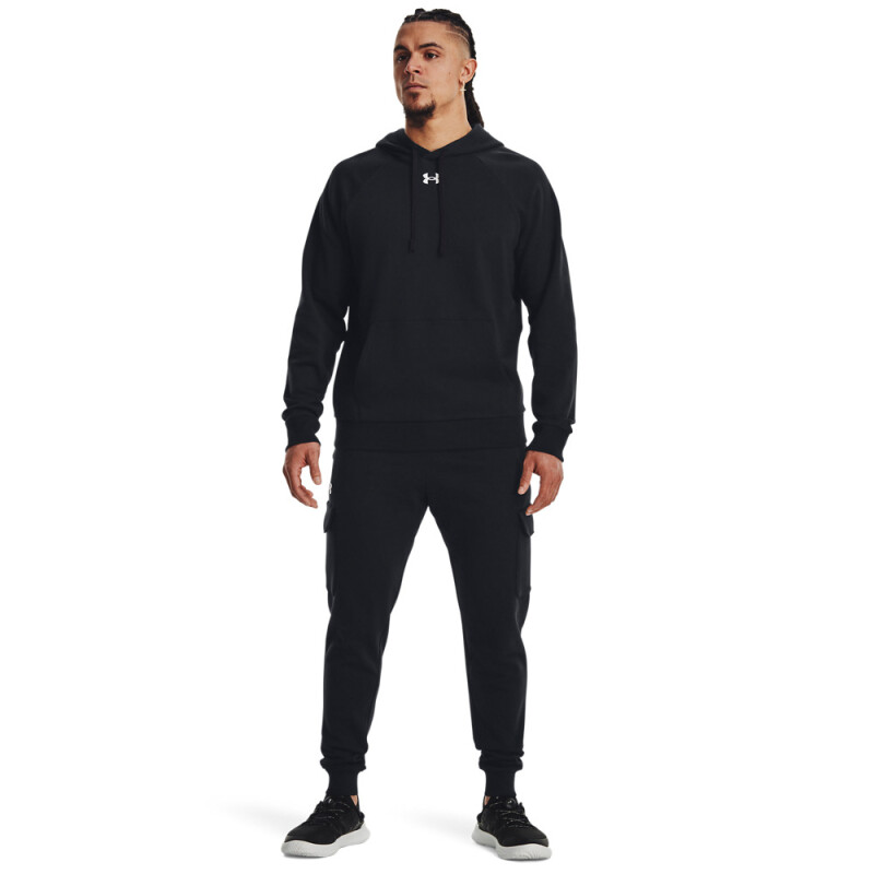 UA Rival Fleece Cargo Jogger-BLK BLK-001