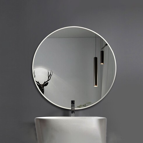 ESPEJOS ESPEJO REDONDO DIAM 70 CM COLOR NIQUEL SILVER LISOS 000