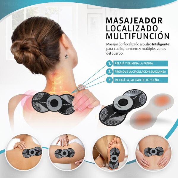 Masajeador Cuerpo Localizado Pulso Inteligente Multifuncion MSJ005 Masajeador Cuerpo Localizado Pulso Inteligente Multifuncion MSJ005