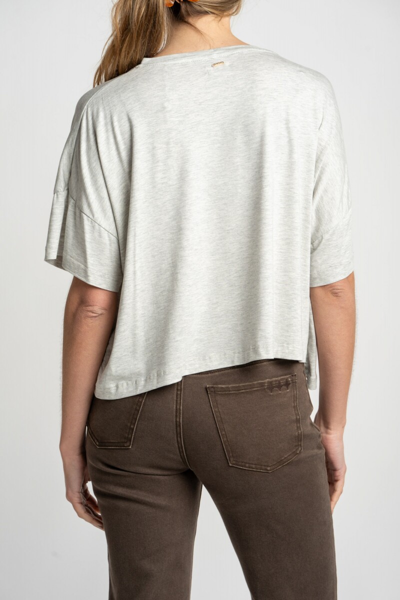 Remera Gris Melange