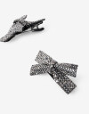 Horquillas con Accesorios Strass Set De Horquillas Con Strass - Plateado Hematite