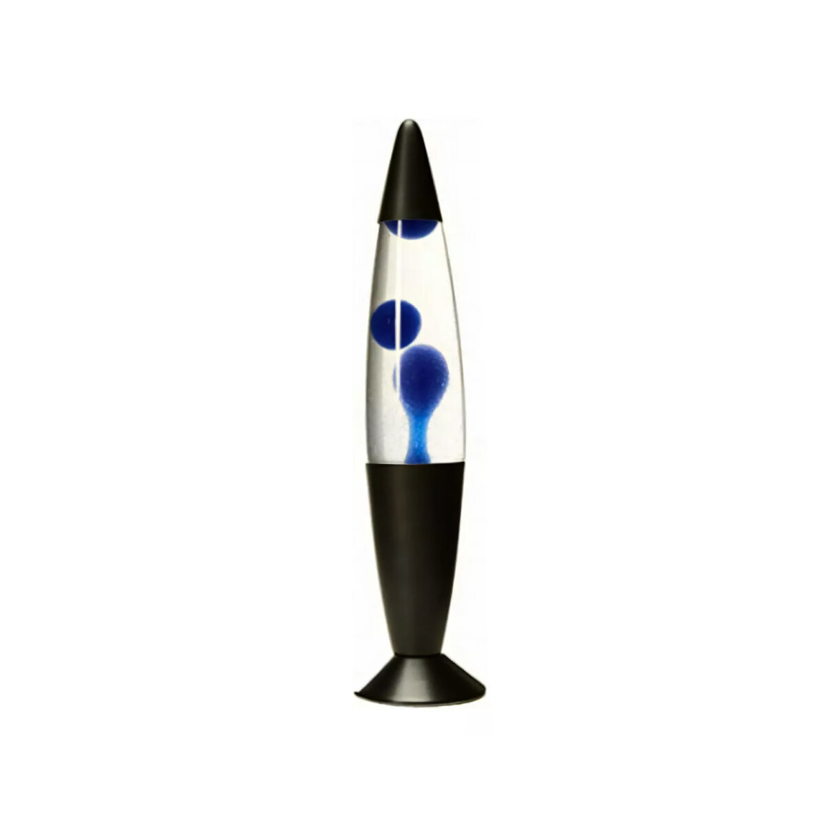 Lámpara de lava con base negra - Azul 
