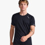 Polo Running Aero Tee Hombre Black/silver Reflective