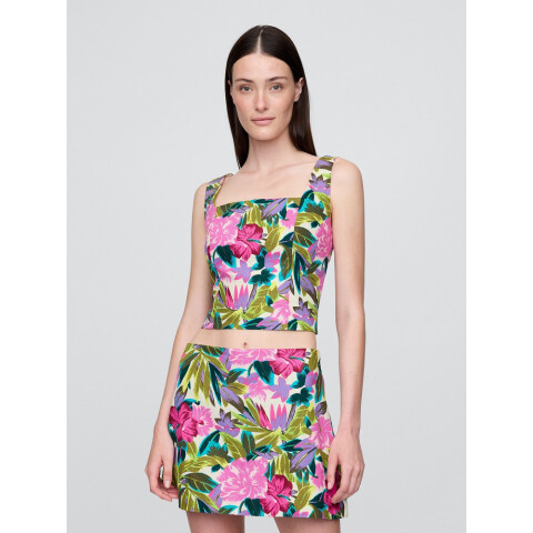 SL BRAMI TANK SP SU25 FLRL LEAF MLT