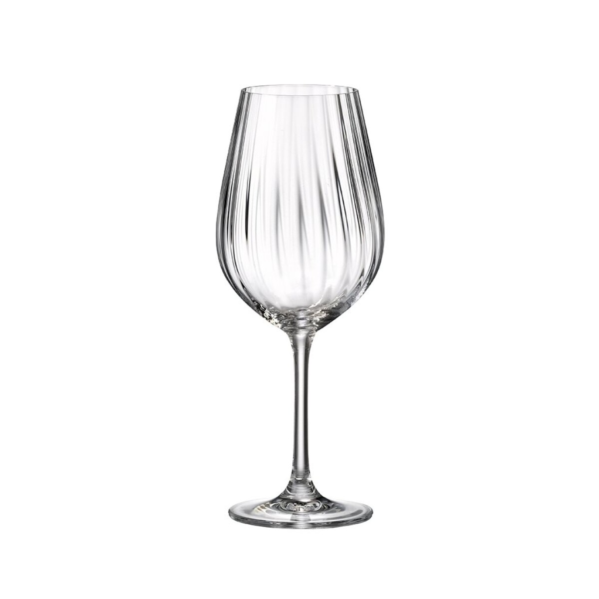 SET 6 COPAS VINO BCO 400ML SARAH WATERFALL BOHEMIA 