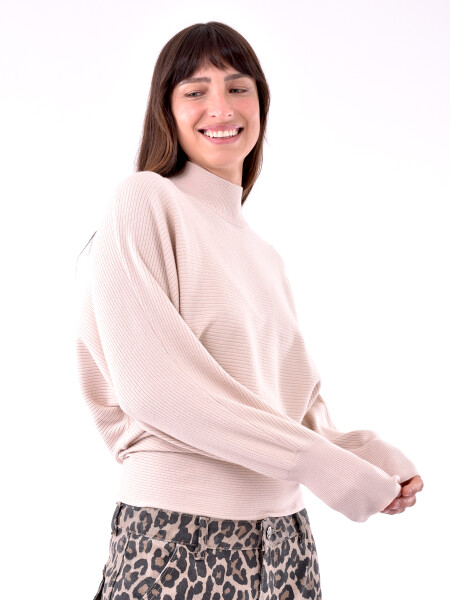BUZO SCARLETT BEIGE CLARO