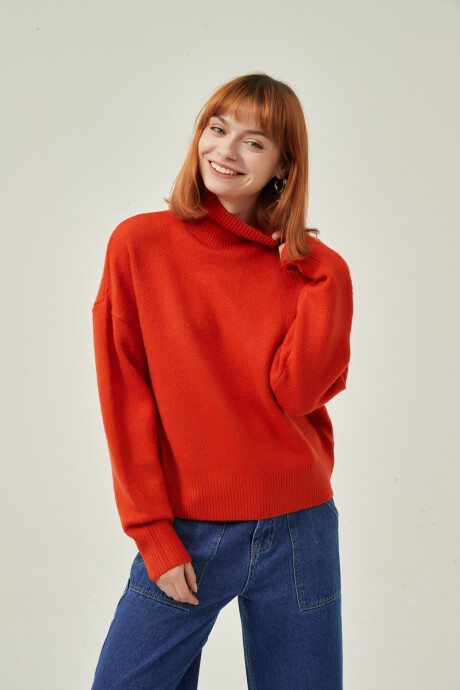 Sweater Kersa Naranja Oscuro