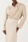 BLAZER CON HOMBRERAS Beige