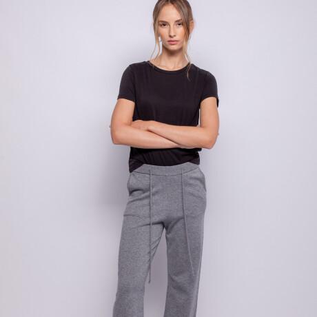 PANTALON TEDY Gris Melange