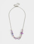Collares Infantiles Con beads Collar Corto Infantil Beads - Plateado