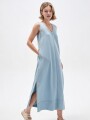 Vestido Korae Celeste