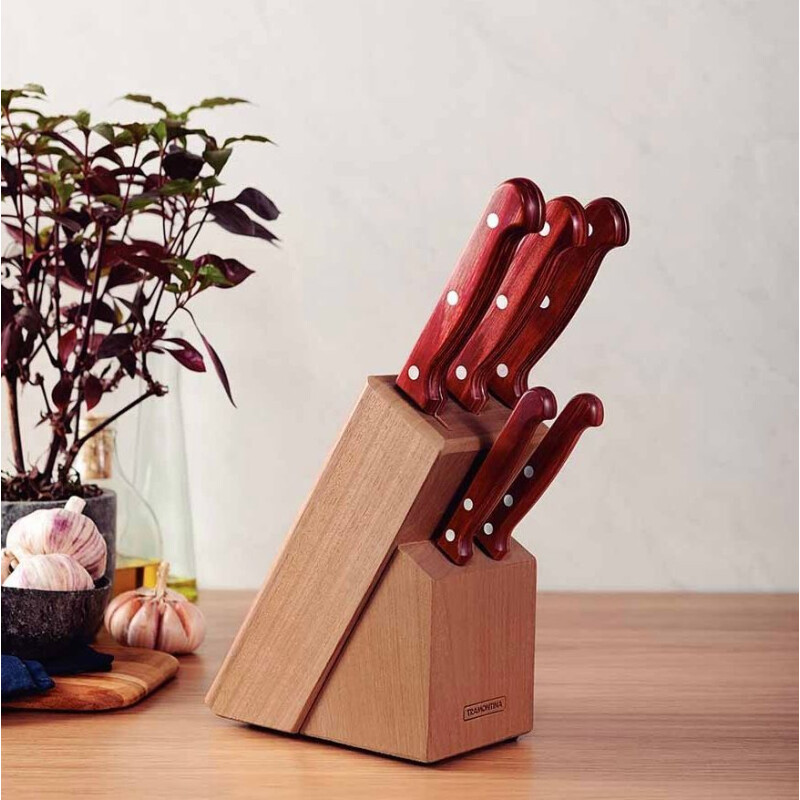 Taco De Madera 6Pz. Polywood Rojo Tramontina Taco De Madera 6Pz. Polywood Rojo Tramontina