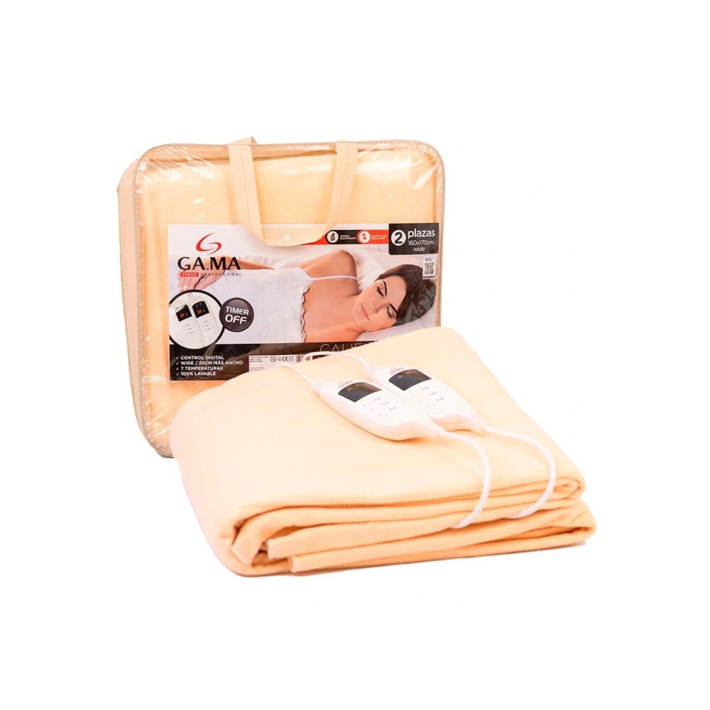 Calienta Cama Poliester 2 plazas con timer - GAMA Calienta Cama Poliester 2 plazas con timer - GAMA