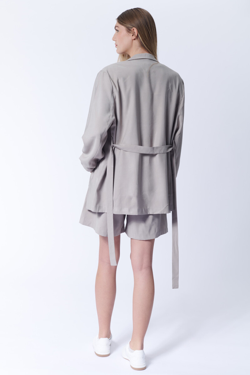 Blazer liviano Beige Grisaceo