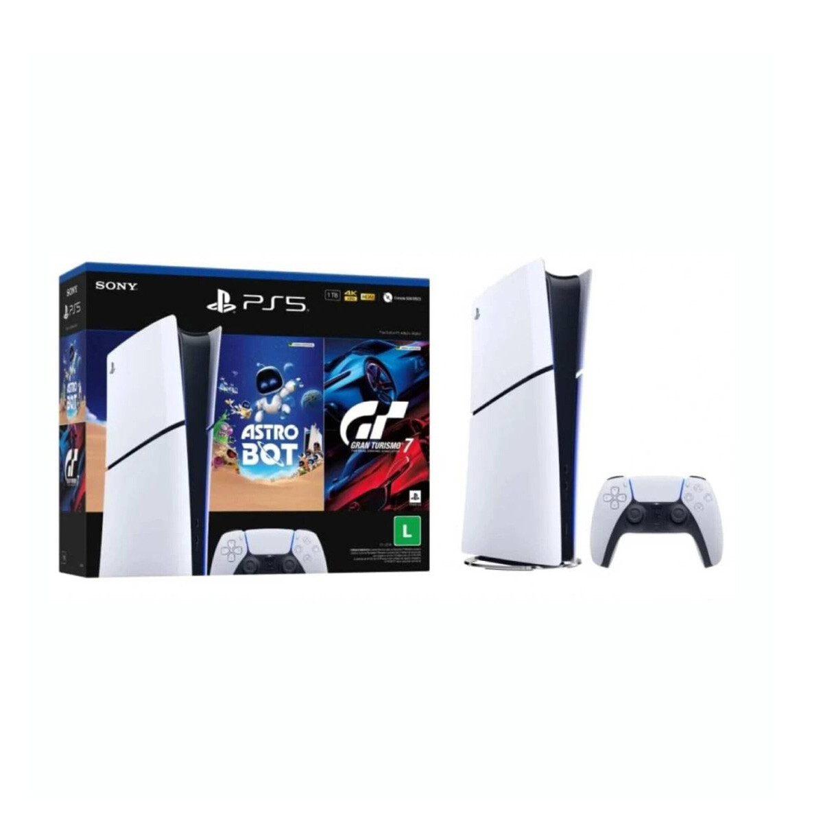 Consola PS5 PlayStation 5 Digital Sony Slim + AstroBot, GT7 