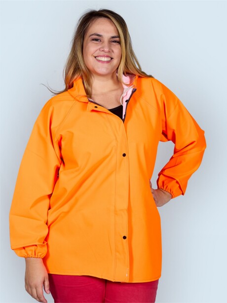 Campera de lluvia Lis Naranja