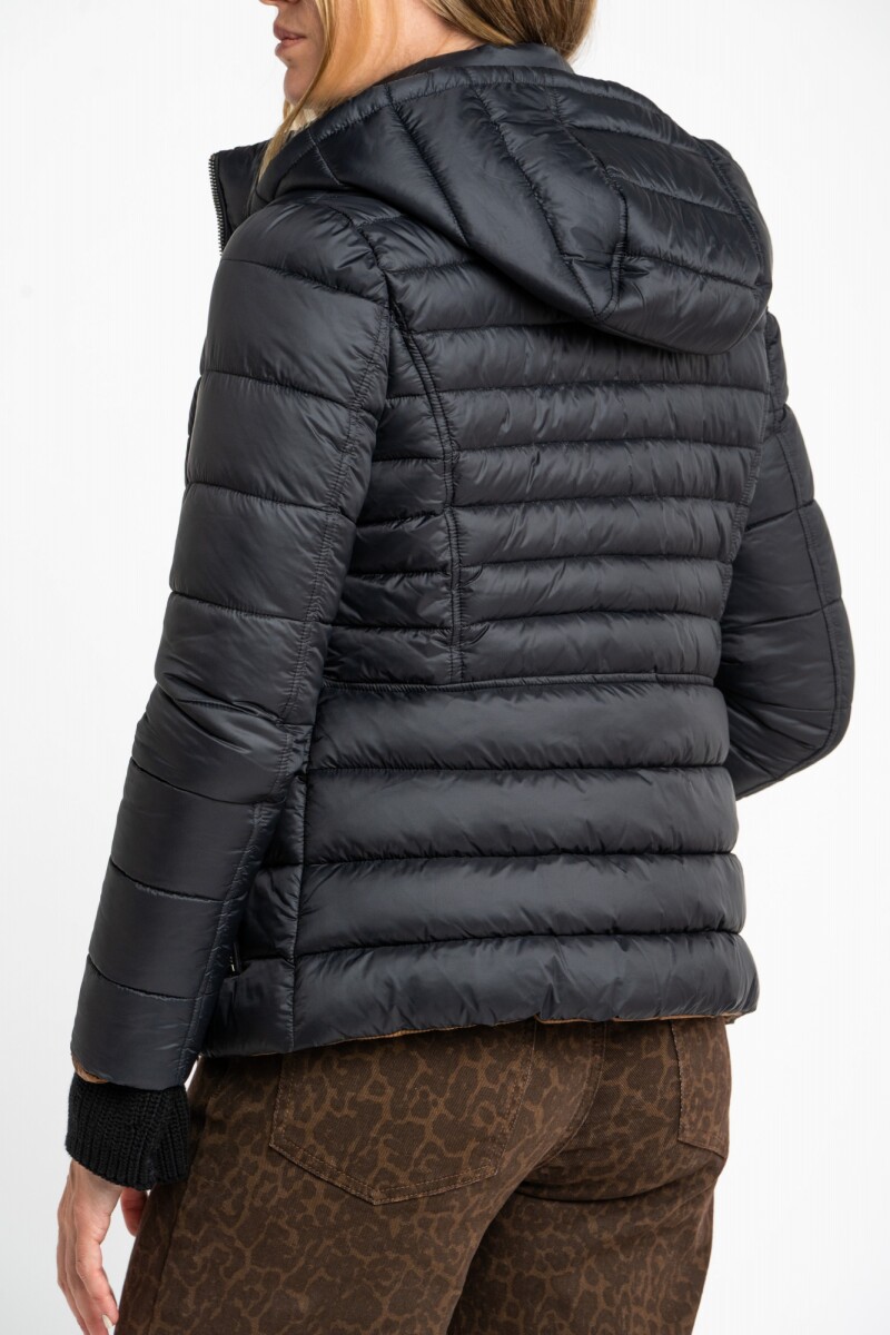 Campera Reversible Negro