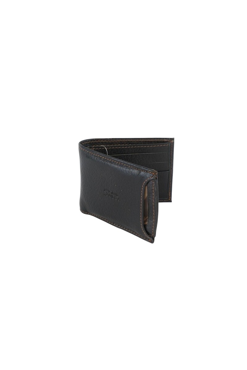Billetera con tarjetero extraible Negro