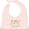 Babero silicona KIKKABOO Rosa savanna