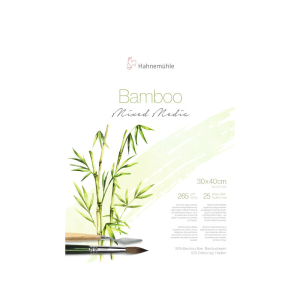 Block Mixed Media BAMBOO - Hahnemühle 30 x 40 cm