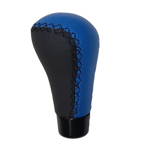 PERILLAS CAMBIO FRENO - BOCHA PALANCA CAMBIOS CUERO NEGRO-AZUL - PERILLAS CAMBIO FRENO - BOCHA PALANCA CAMBIOS CUERO NEGRO-AZUL -
