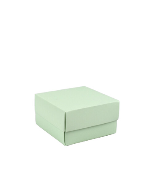 Caja eco 02 - 8x8x4,5 cm. VERDE AGUA