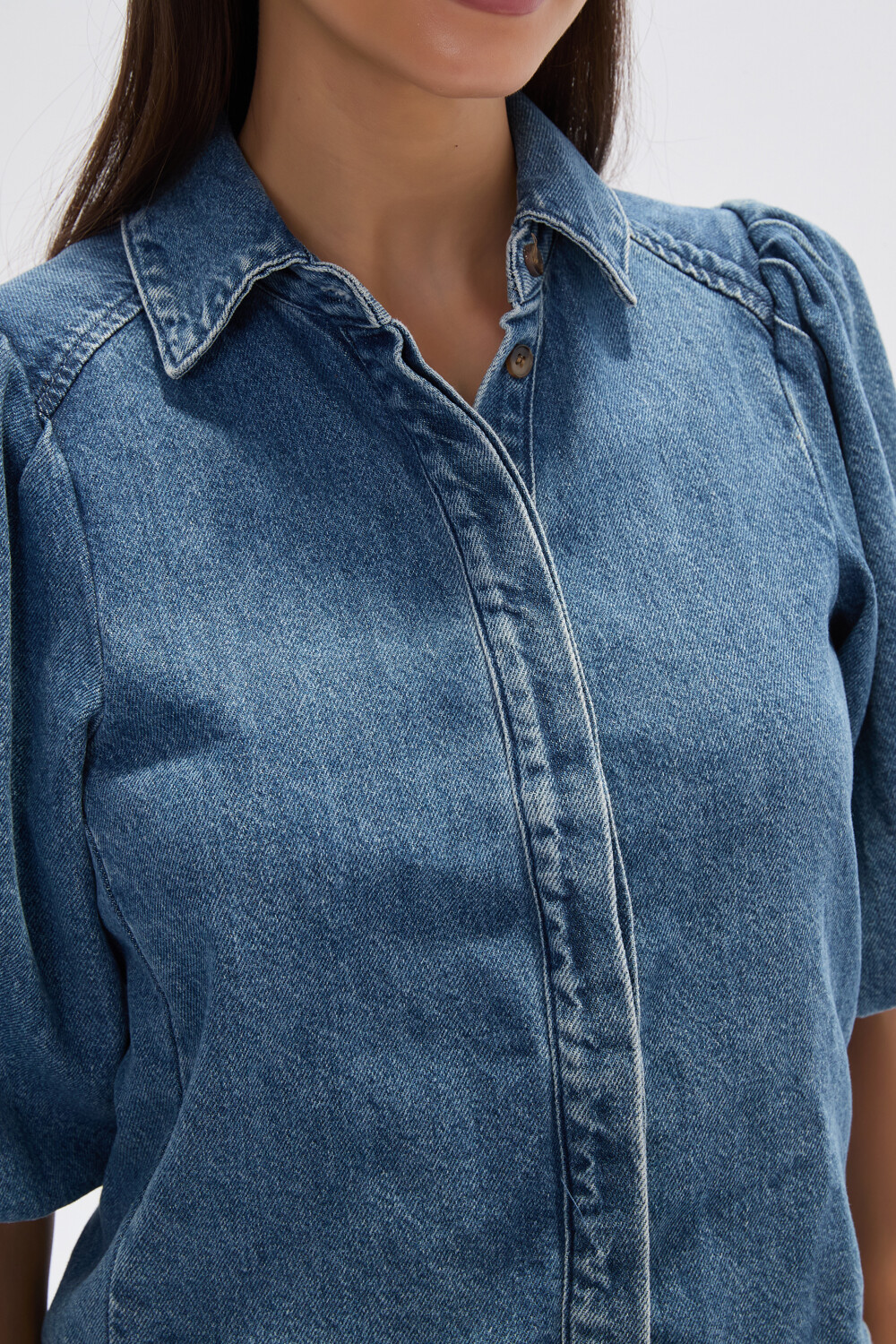 Camisa Senja Azul Medio