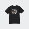 Remera Volcom Crisp Stone Negro