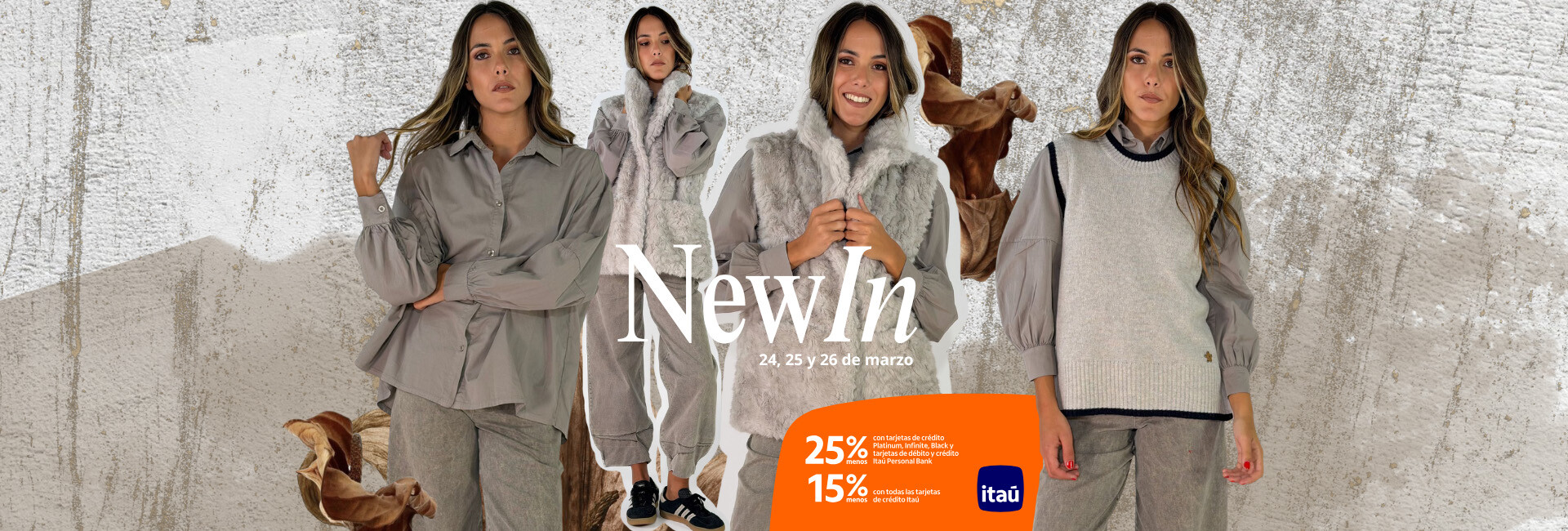 25% y 15% con Itaú crédito.