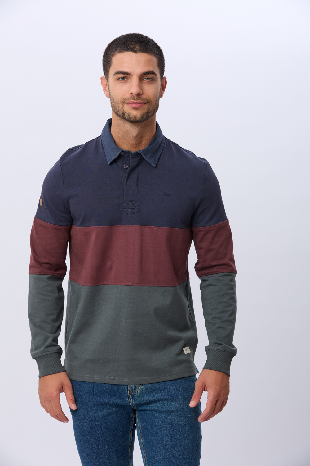 REMERA POLO DE ALGODÓN Azul