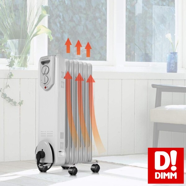Radiador Smartlife Sl-rhp7 7 Elementos RADIADOR DE ACEITE 7 SMARTLIFE SLRHP7