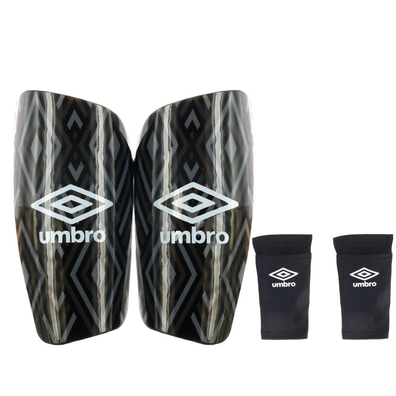 Canilleras Umbro Pro Shin Gris - Negro