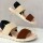 Sandalia Elastizada Modare Beige/negro