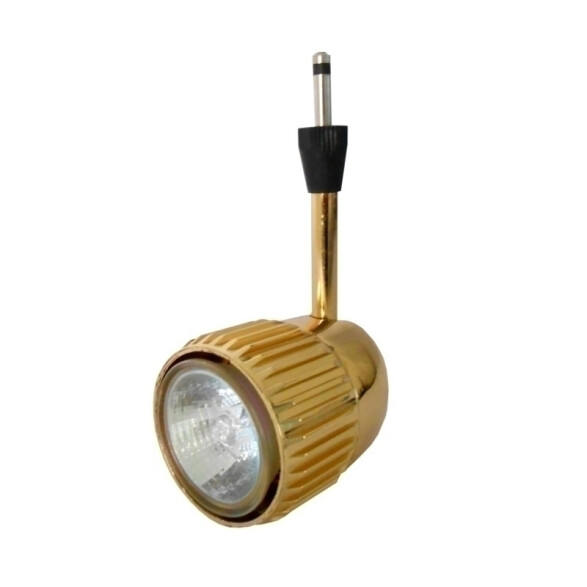 Cabezal dicroico para lámpara halógena de 50W, color oro AU0004