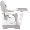 Silla de comer portatil CHEWY KIKAKBOO gris
