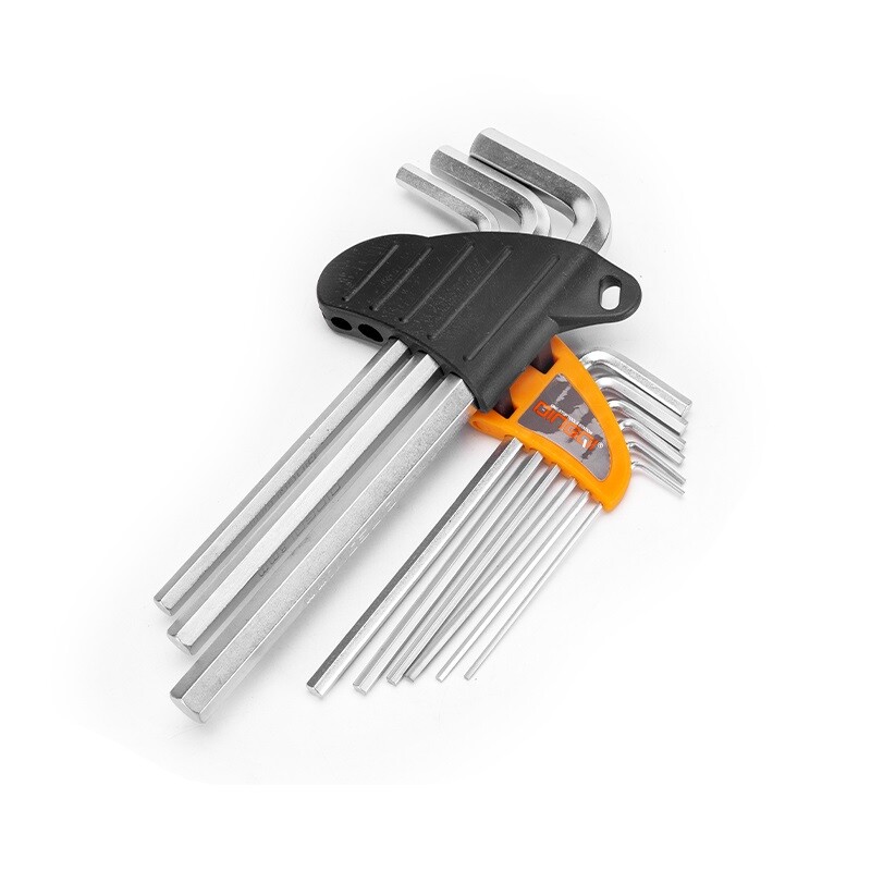 DINGQI JUEGO 9 PIEZAS LLAVES ALLEN LARGAS 1.5-10MM Dingqi Juego 9 Piezas Llaves Allen Largas 1.5-10mm