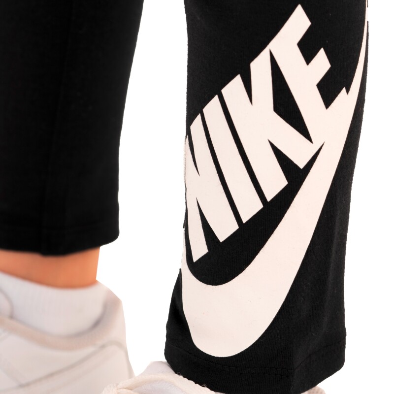 Pantalón Largo Leg A See Legging de Niña Negro