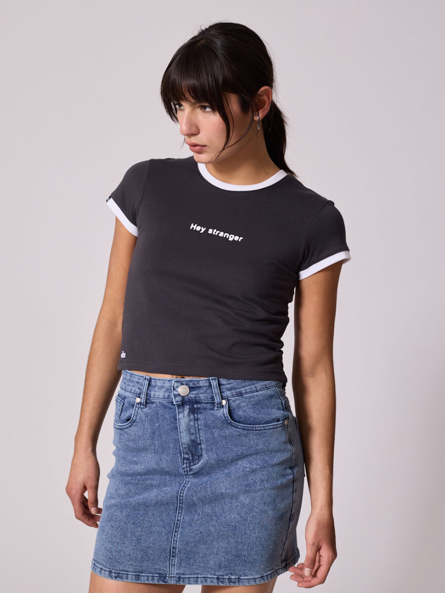 T-SHIRT CATIN DIXIE - Gris Oscuro 