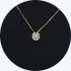 Dije En Oro 18K Y Brillante Dije En Oro 18K Y Brillante