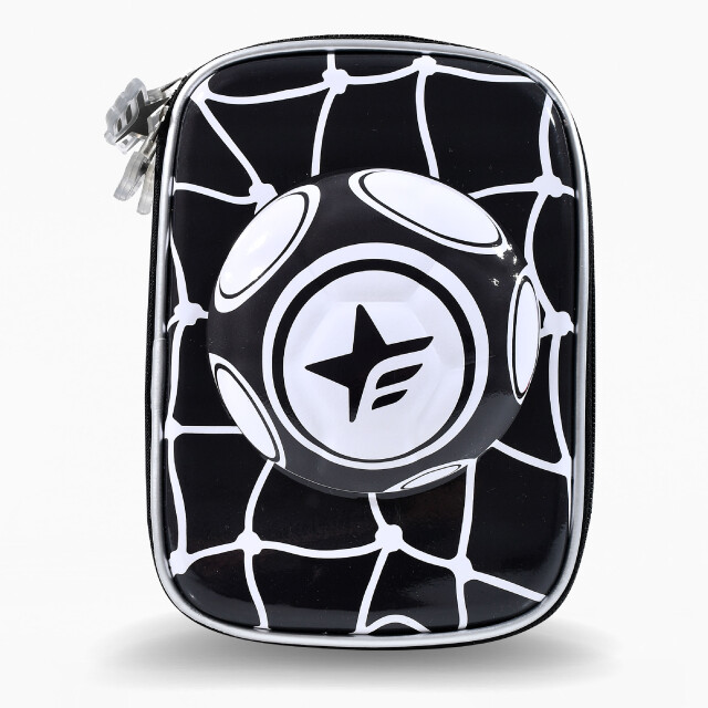 Cartuchera Footy Futbol Negro - Blanco