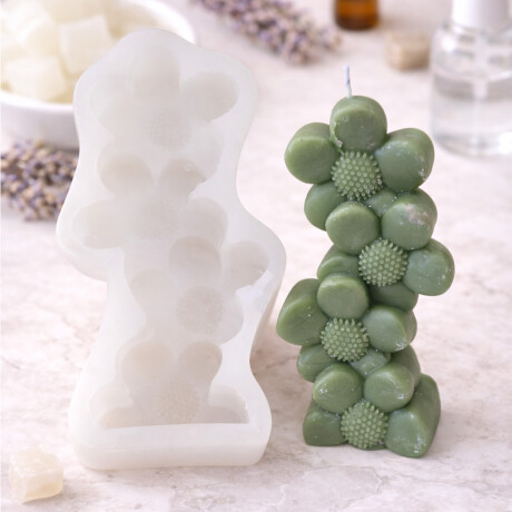 Molde de silicona para jabón y vela Molde de silicona para jabón y vela