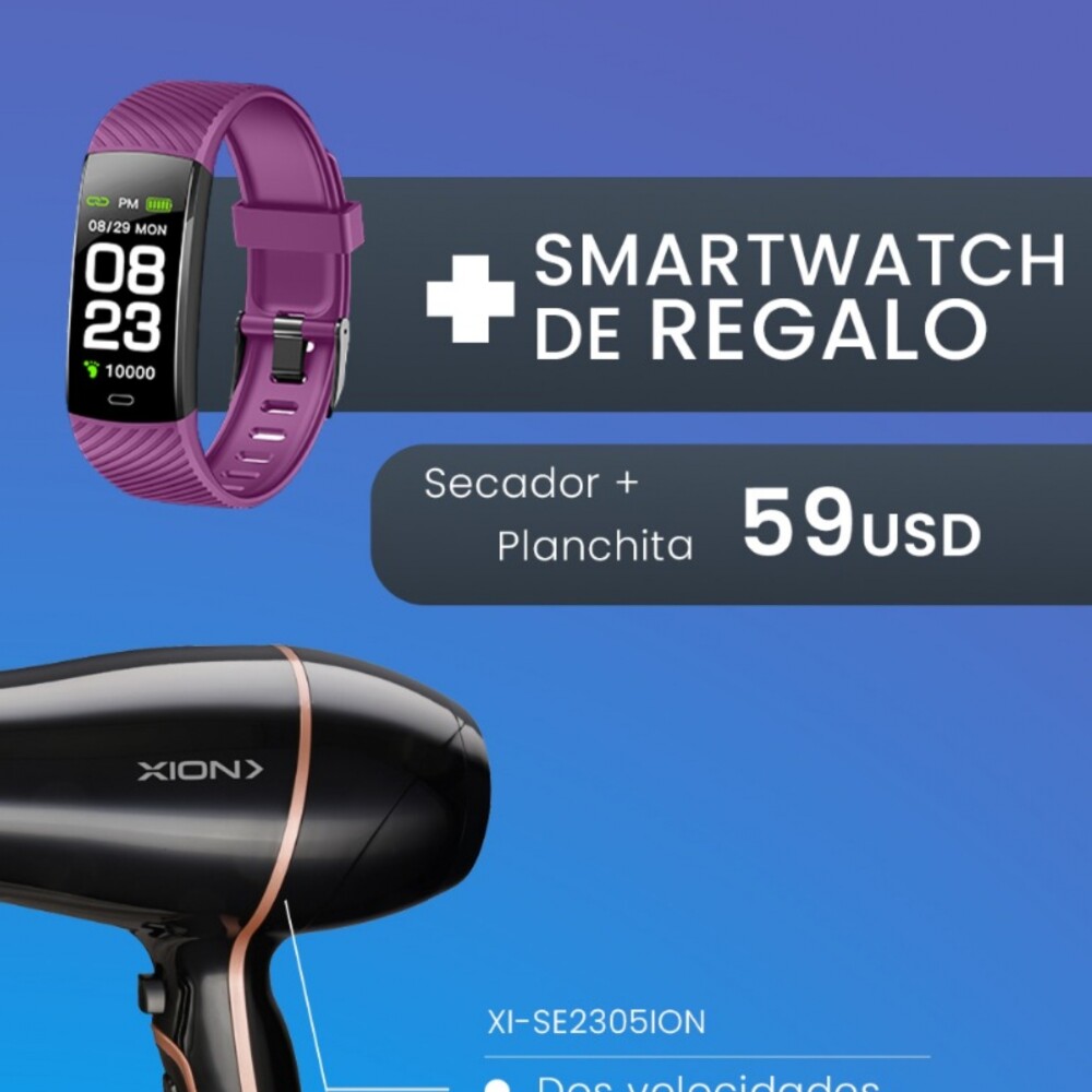 Combo Secador y Planchita + Smartwach de regalo - Xion Combo Secador y Planchita + Smartwach de regalo - Xion