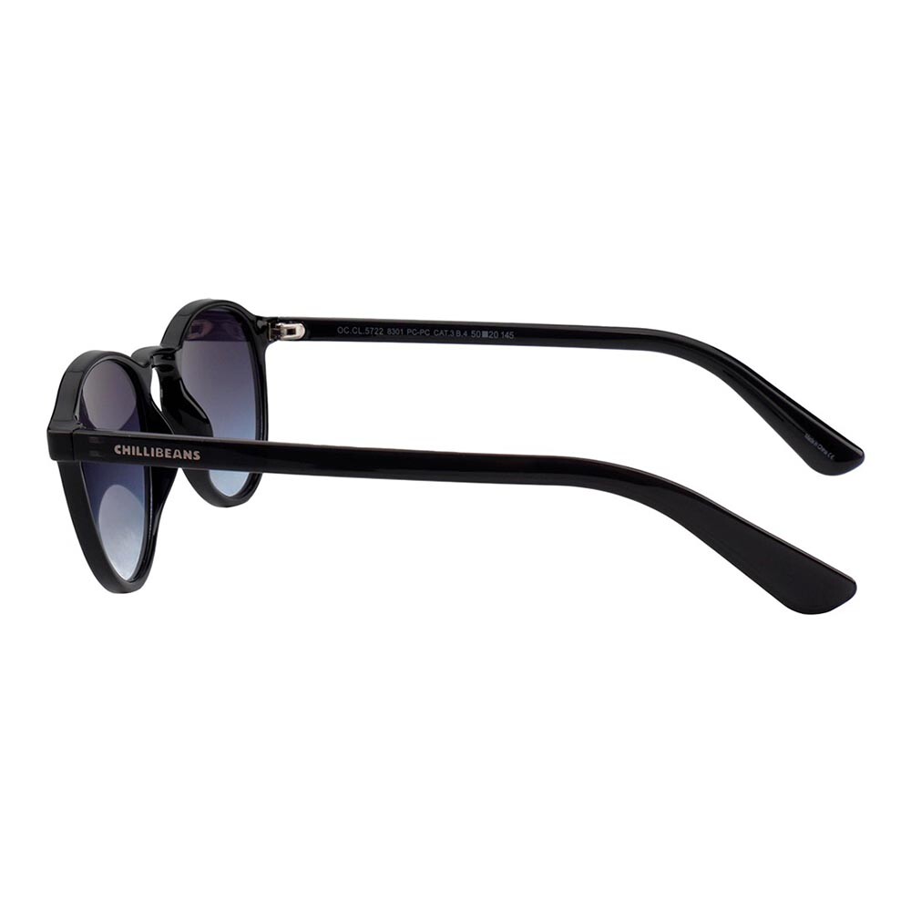 Lentes De Sol Nasa 2026 Redondo Gradiente Azul/Negro