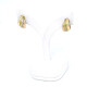 Caravanas En Oro 18K De 3 Colores Caravanas En Oro 18K De 3 Colores