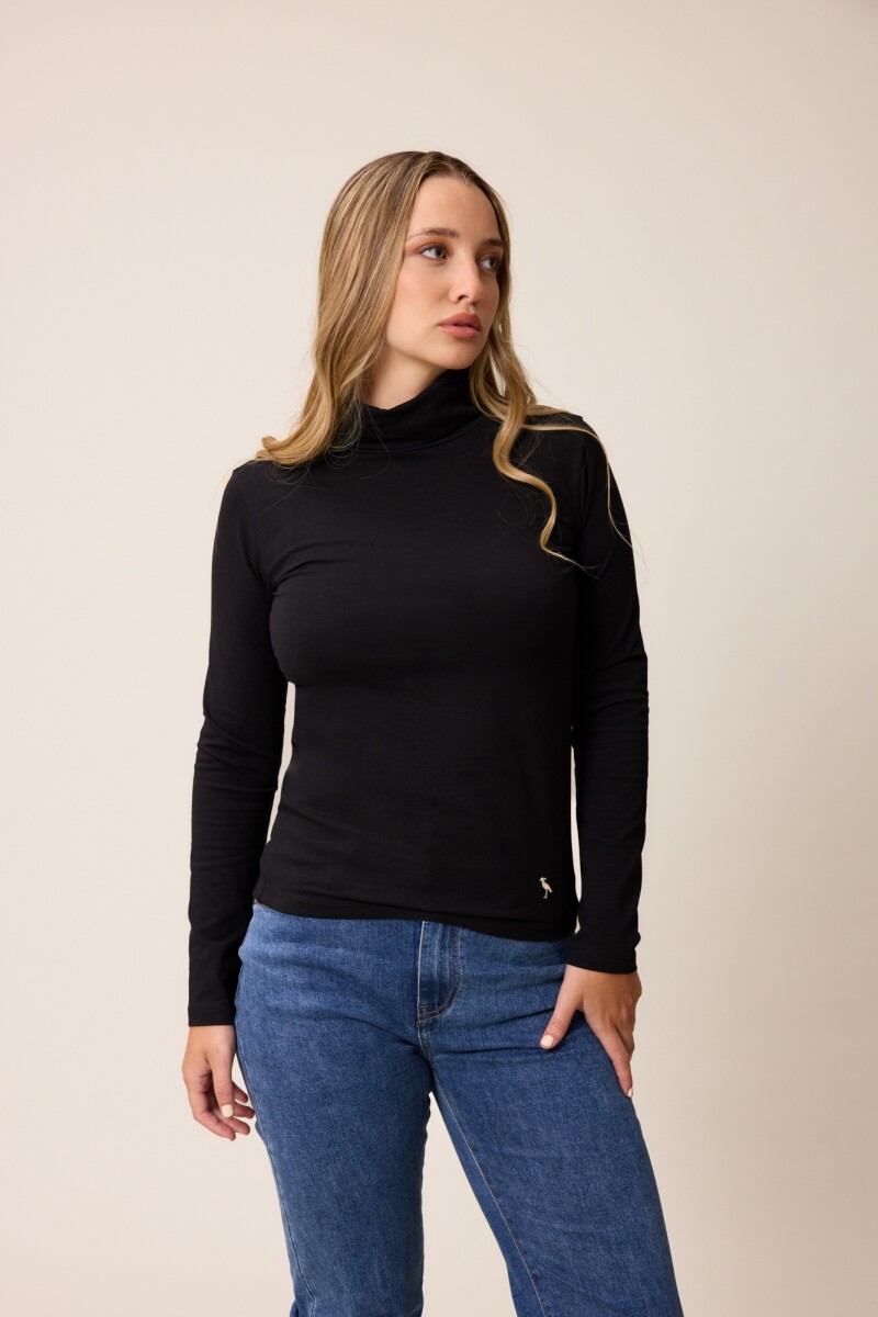 T-SHIRT M/L MUTORA POLANCO - Negro 