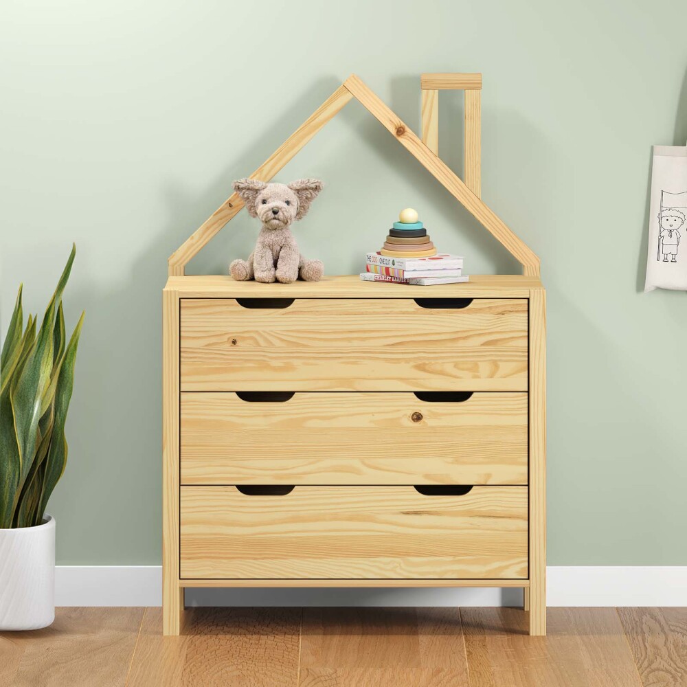 CÓMODA MADERA NATURAL-BEIGE FOREST