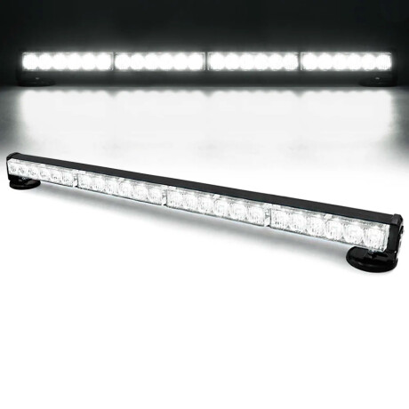 SEÑALIZACION - BARRAL 24 LED BLANCO 3W 9V-30V 64CM DESTELLANTE - SEÑALIZACION - BARRAL 24 LED BLANCO 3W 9V-30V 64CM DESTELLANTE -