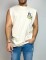 Musculosa estampada Rubio Beige
