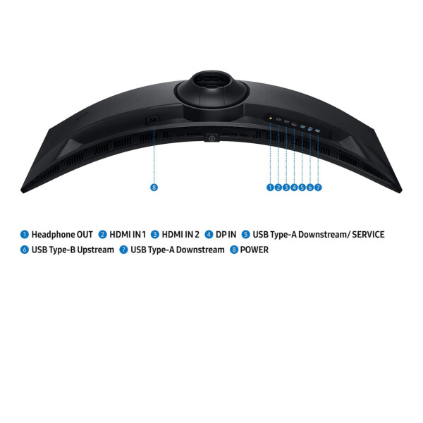 Monitor Samsung Odyssey G9 49` Curvo 144hz Hdmi Dp Led MONITOR SAMSUNG ODYSSEY G9 49" CURVO 144